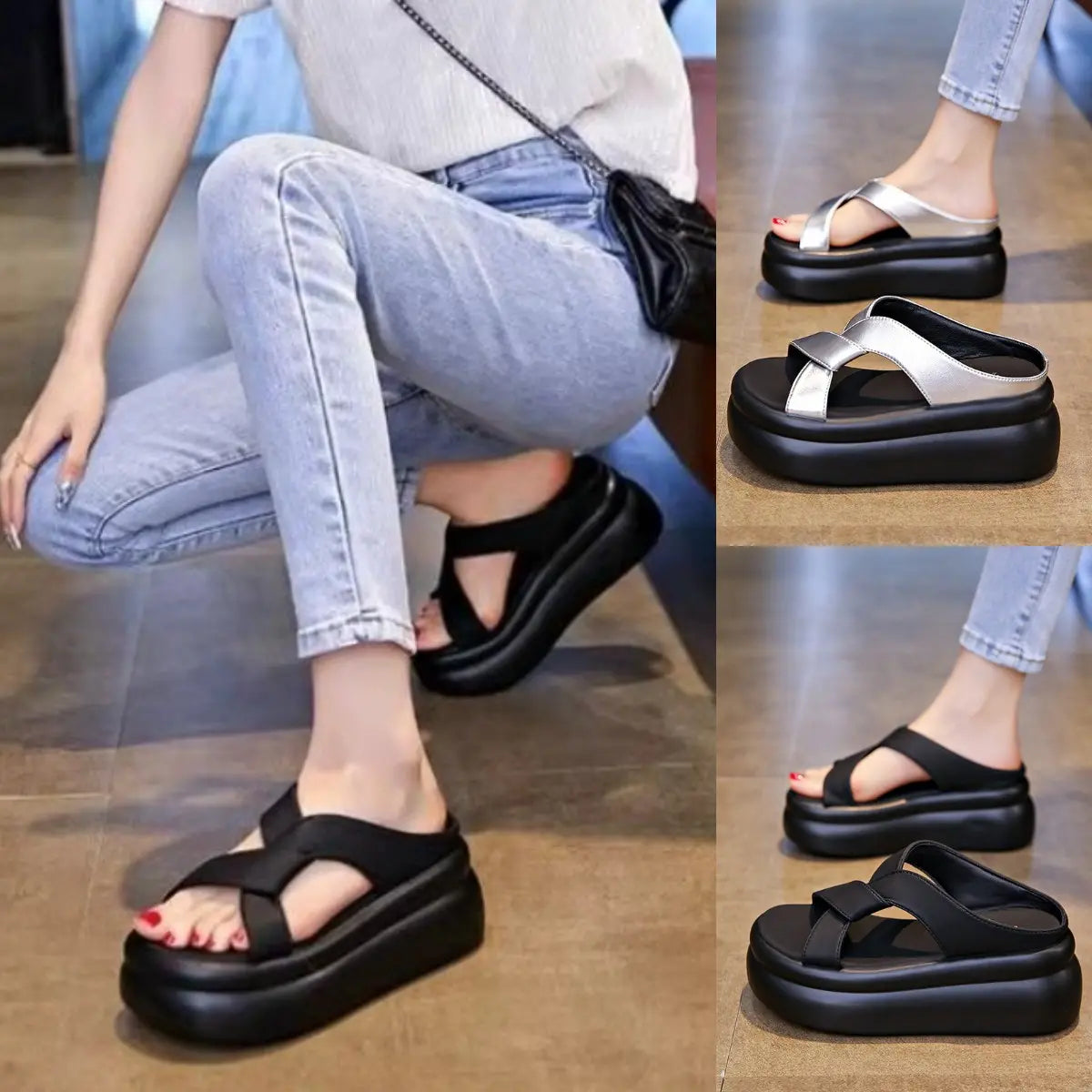 New Thick-Soled Flip-Flops Sandals For Women's