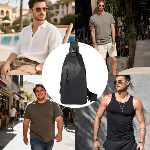 Men's Waterproof Shoulder Sling Bag