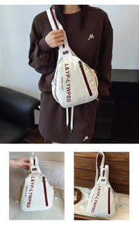 Japanese Style Simple Multi-Carry Waterproof Nylon Bag