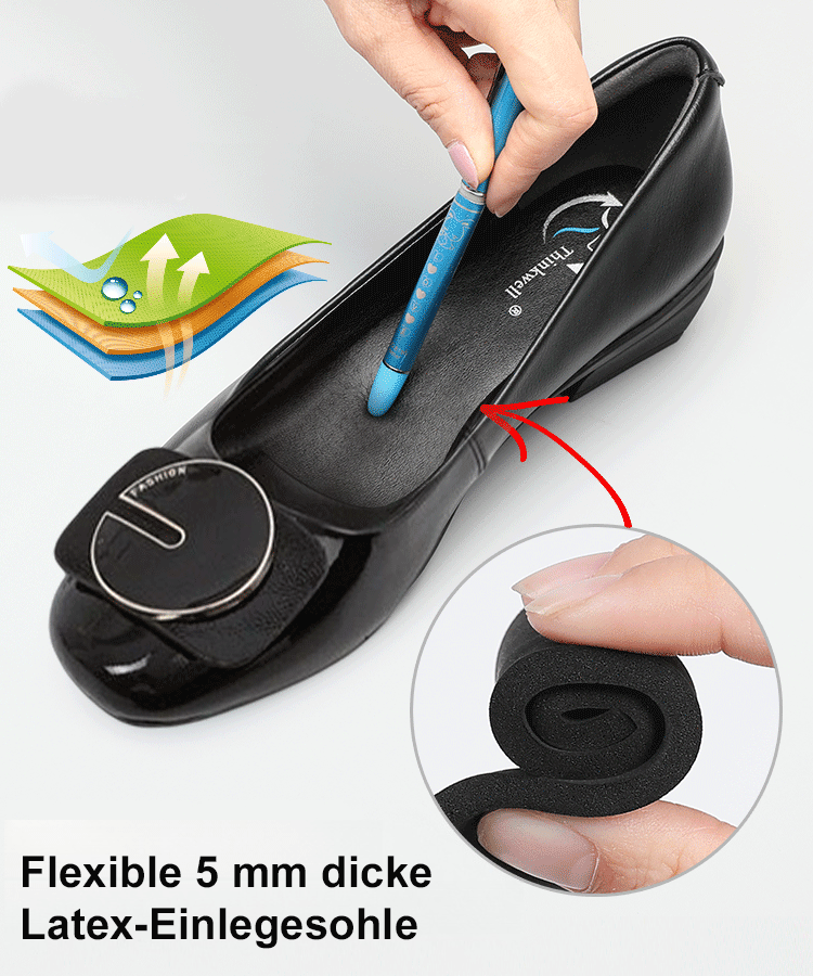 Patent Light Mouth Women's Shoes