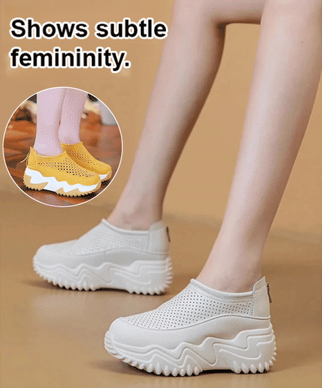 Perforated Versatile Shoes For Women's