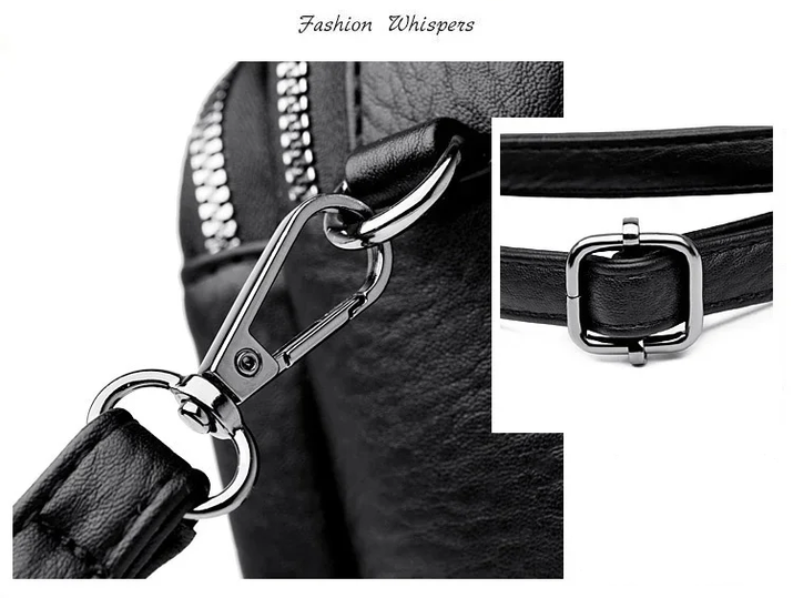 Independent Four-Compartment Large-Capacity Shoulder Bag