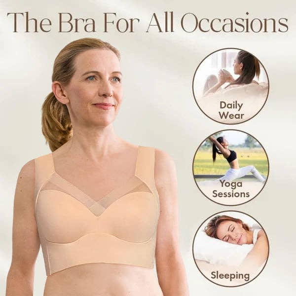 🏆 Breathable Seamless Wireless Support Bra