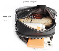 Independent Four-Compartment Large-Capacity Shoulder Bag