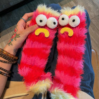 Warm Cozy Fluffy Cartoon Monster Socks (BUY 1 GET 1 PAIR FREE)