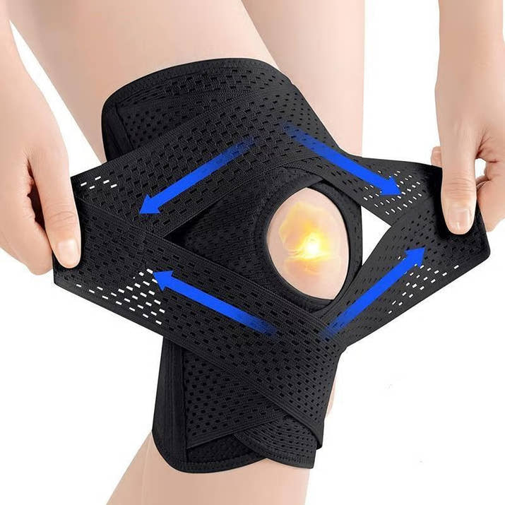 Plus Size Knee Brace For Knee Pain | Compression Knee Support with Air Mesh Fabric