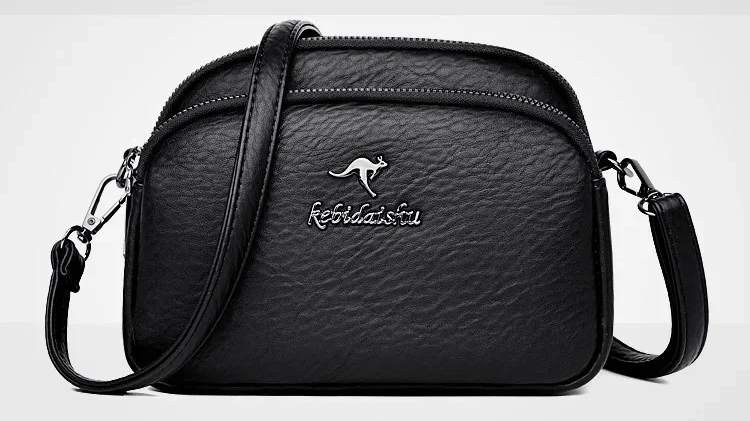 Independent Four-Compartment Large-Capacity Shoulder Bag