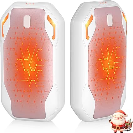 Rechargeable Hand Warmers 2 Pack 6000mAh, Electric Hand Warmers with 3 Heating Modes