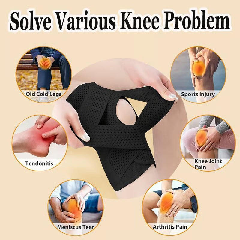 Plus Size Knee Brace For Knee Pain | Compression Knee Support with Air Mesh Fabric
