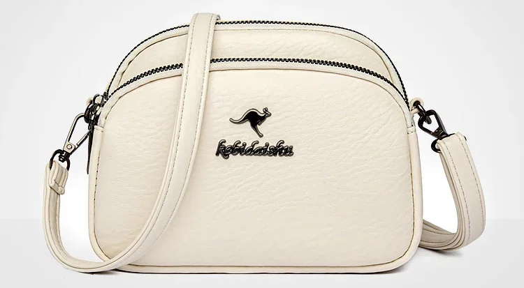 Independent Four-Compartment Large-Capacity Shoulder Bag