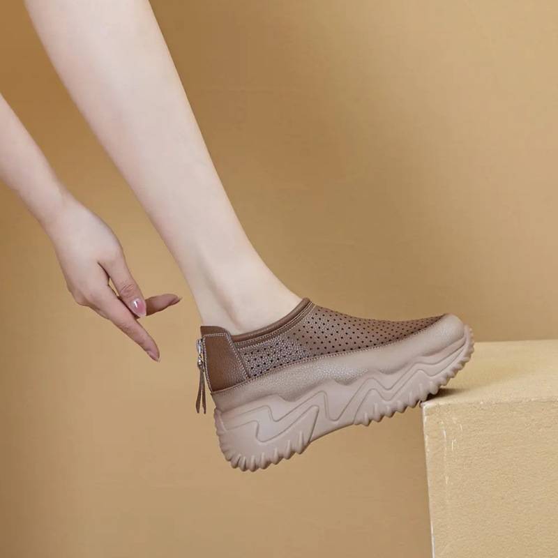 Perforated Versatile Shoes For Women's