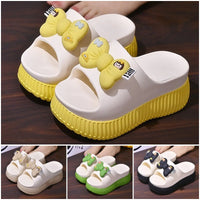 New 2025 Thick Sole Sandals With Bow