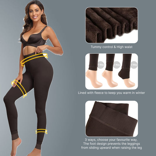 Furvia Warm Fur Lined Leggings