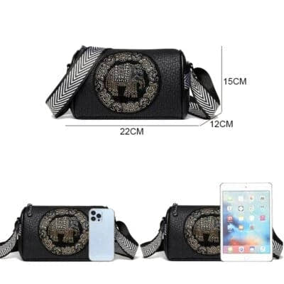 Barrel Shaped Shoulder & Crossbody Bag for Women – Soft & Stylish