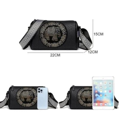 Barrel Shaped Shoulder & Crossbody Bag for Women – Soft & Stylish