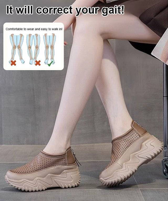 Perforated Versatile Shoes For Women's