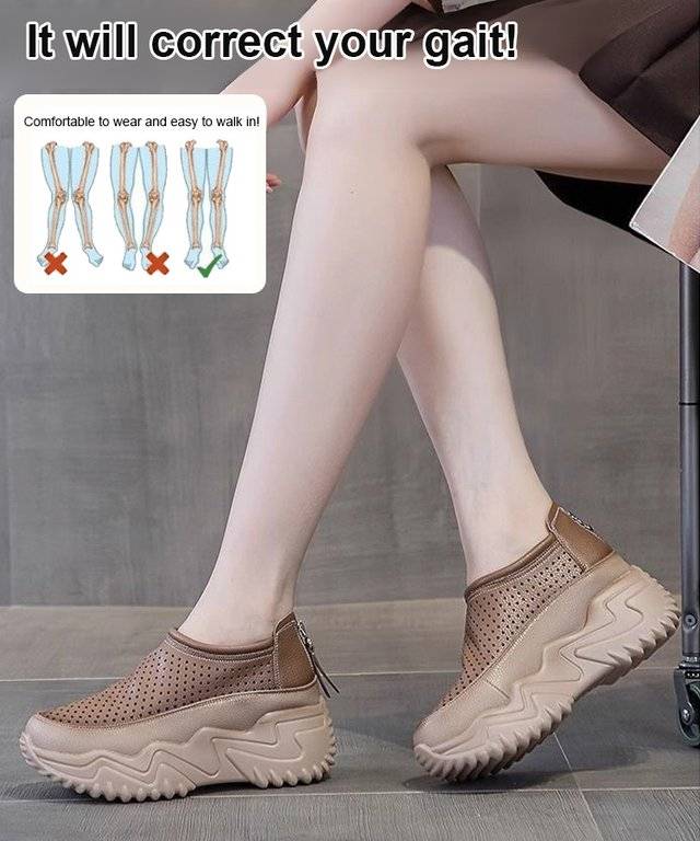 Perforated Versatile Shoes For Women's