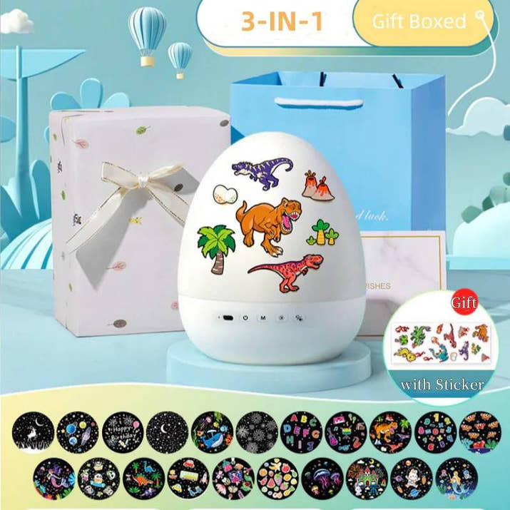 Dinosaur Egg Night Light Projector – Magical Bedtime Companion for Kids