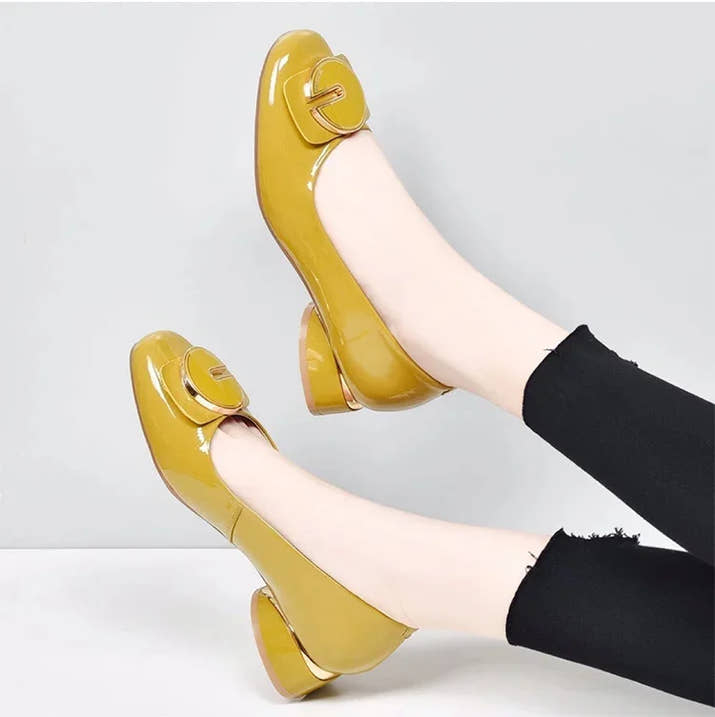 Patent Light Mouth Women's Shoes