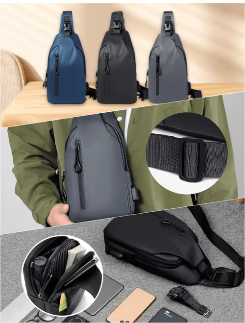 Men's Waterproof Shoulder Sling Bag