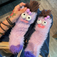 Warm Cozy Fluffy Cartoon Monster Socks (BUY 1 GET 1 PAIR FREE)