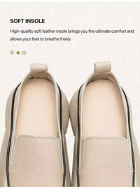Women Fashion Platform Loafers , Orthopedic Breathable Soft Sole Shoes
